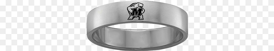 University Of Maryland Terrapins Stainless Magnetic Maryland Terrapins Terps Sterling Silver Heart Charm, Accessories, Jewelry, Ring, Platinum Free Png