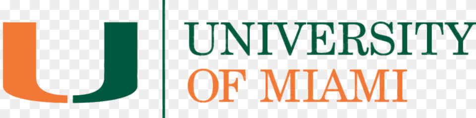 University Of Miami Logo Horizontal, License Plate, Transportation, Vehicle, Book Free Png Download