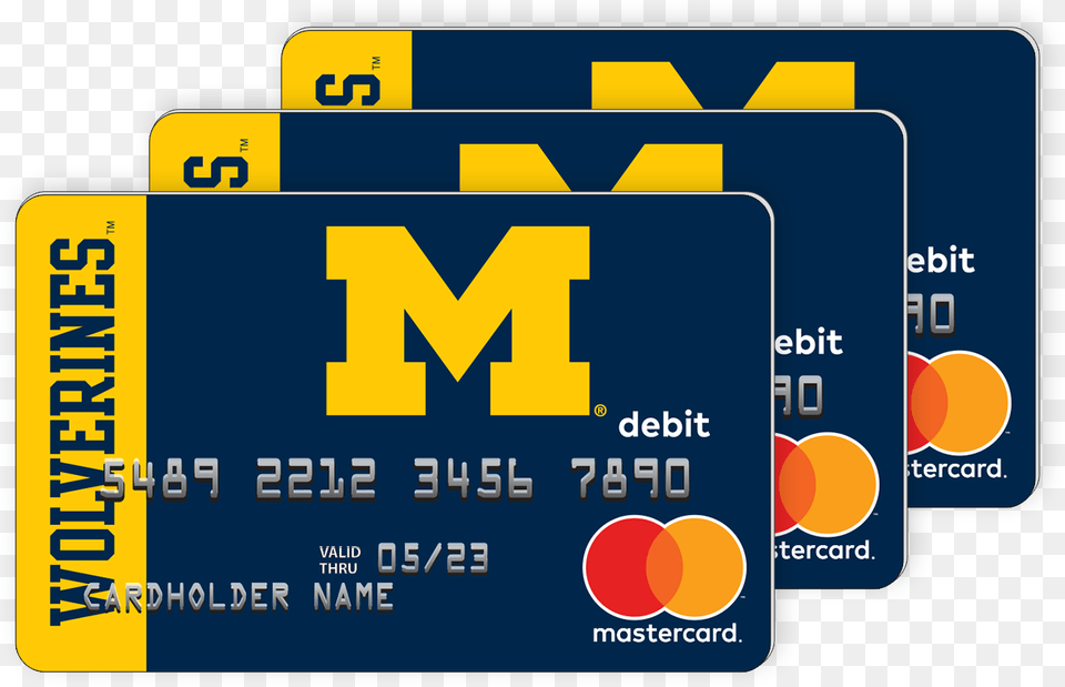 University Of Michigan, Text, Credit Card Png