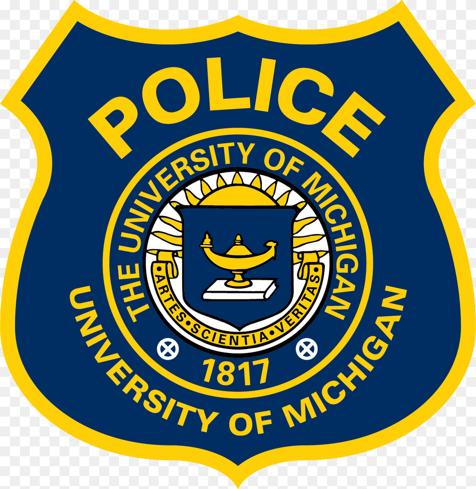 University Of Michigan Issues Crime Alert University Of Michigan Police Patch, Badge, Logo, Symbol Free Transparent Png