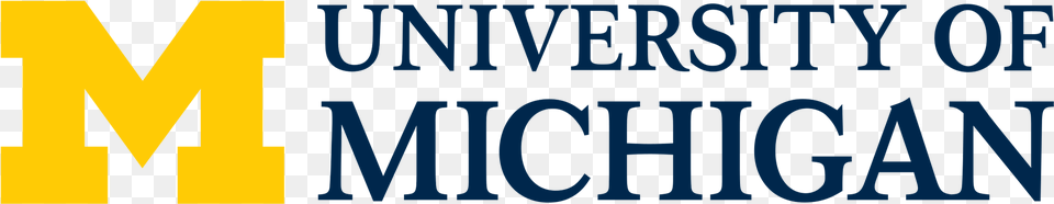 University Of Michigan Logo, Text Png
