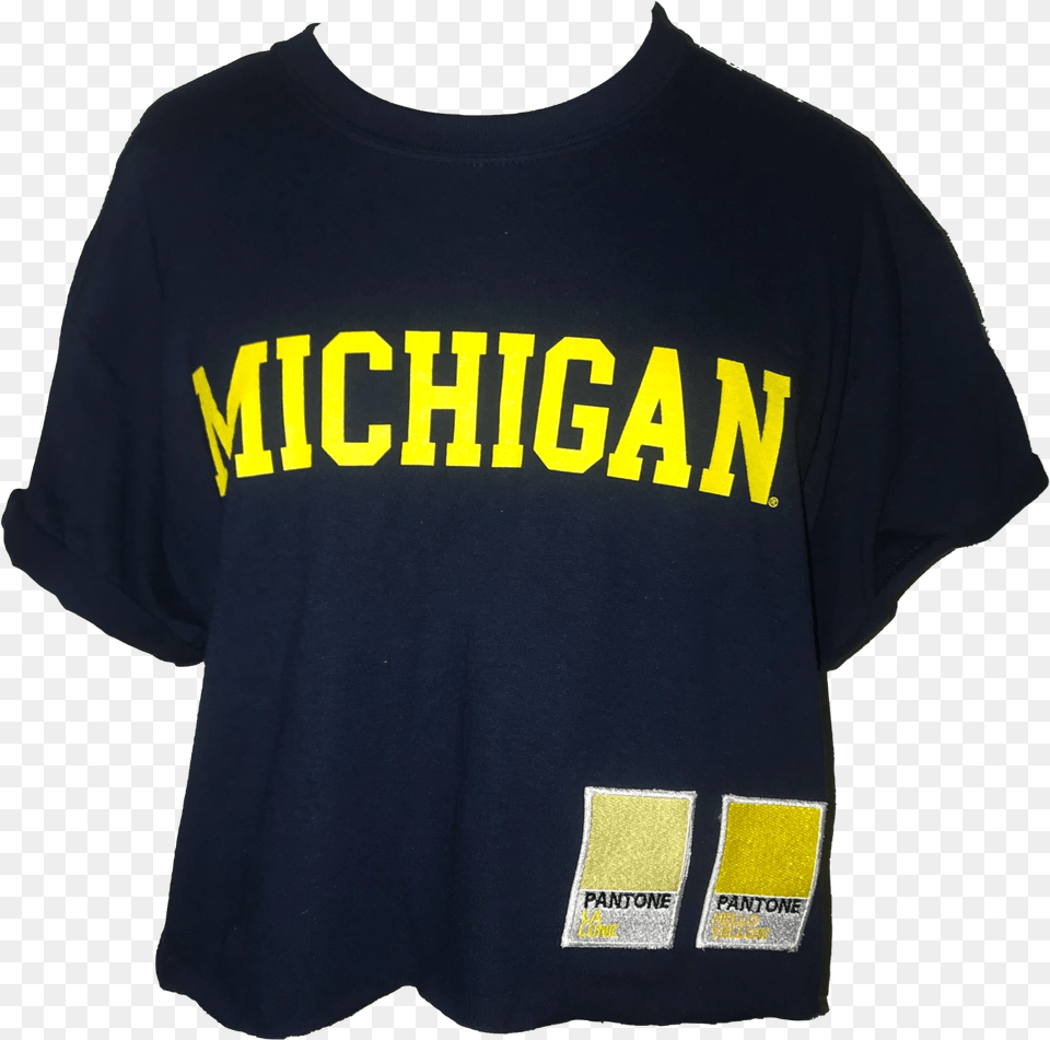 University Of Michigan Paint Swatch Tee Mysite Michigan Wolverines Basketball, Clothing, Shirt, T-shirt Png