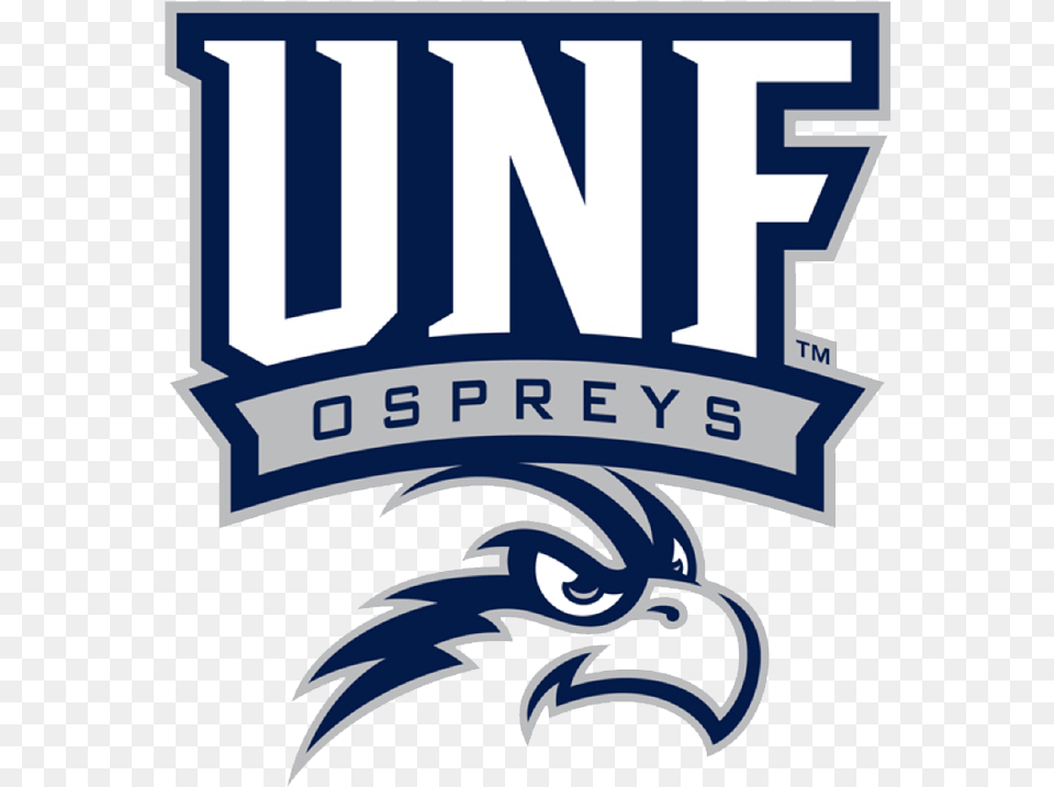 University Of North Florida Athletics Logo Download, Emblem, Symbol Free Transparent Png