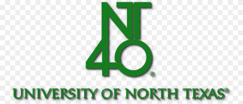 University Of North Texas Logo Sign, Green, Text Free Png