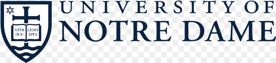 University Of Notre Dame Logo Hellyer, Text Free Transparent Png