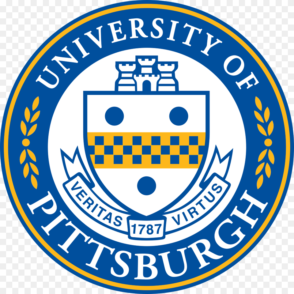 University Of Pittsburgh Seal, Badge, Logo, Symbol, Emblem Png Image