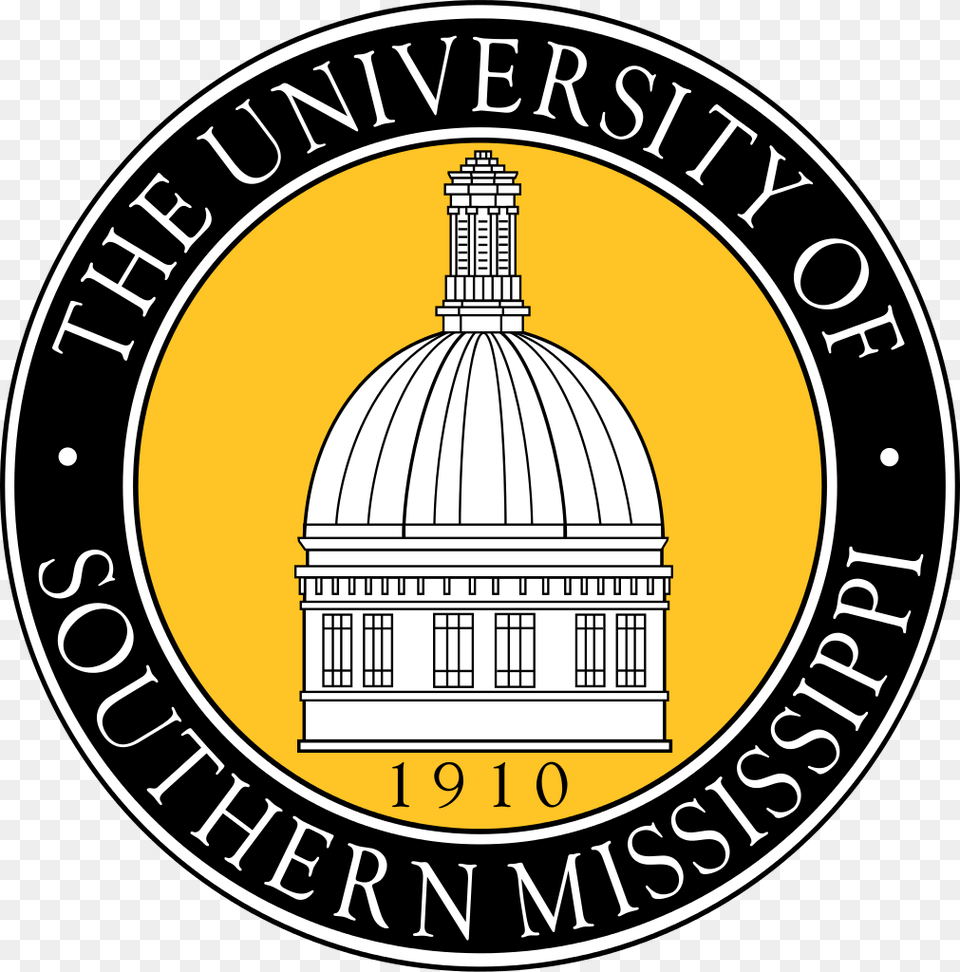 University Of Southern Mississippi Clipart University Of Southern Mississippi, Logo, Architecture, Building, Dome Png