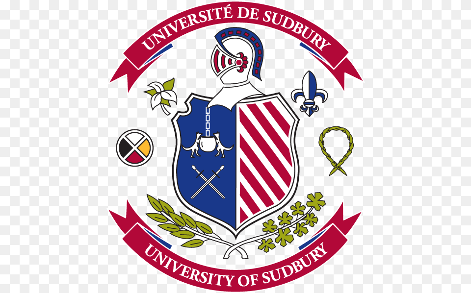University Of Sudbury Emblem National Defence University Of Malaysia, Symbol, Armor, Logo, Dynamite Free Transparent Png