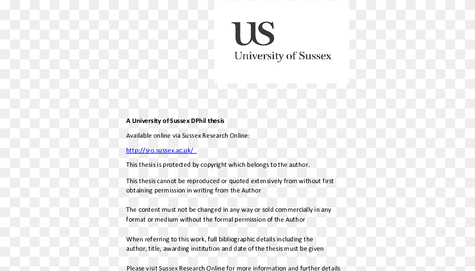 University Of Sussex, Page, Text Free Png