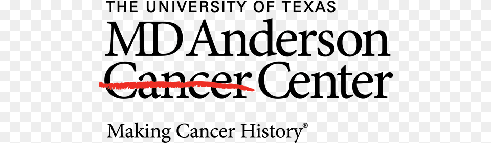 University Of Texas Md Anderson Cancer Center Logo Png