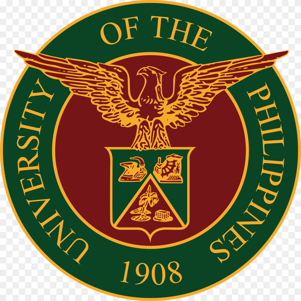 University Of The Philippines Diliman Logo, Badge, Emblem, Symbol Free Png Download