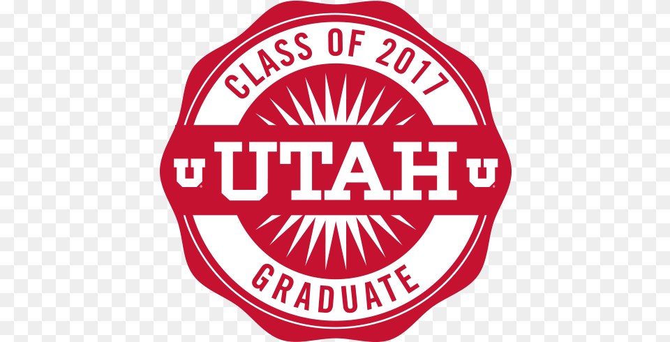University Of Utah Twitter Downloadable Utahgrad17 Circle, Logo, Food, Ketchup, Badge Free Transparent Png