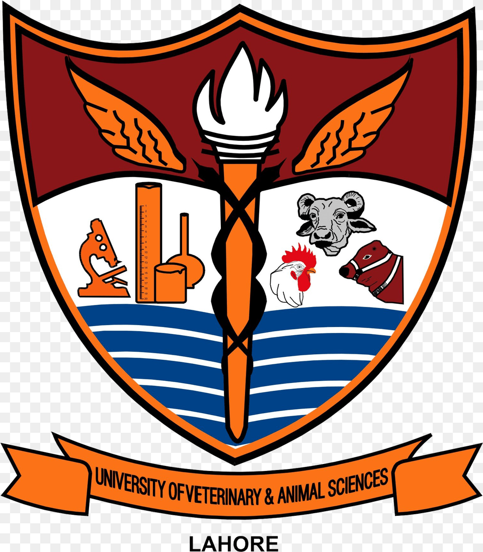 University Of Veterinary And Animal Sciences Logo, Emblem, Symbol, Light Free Png