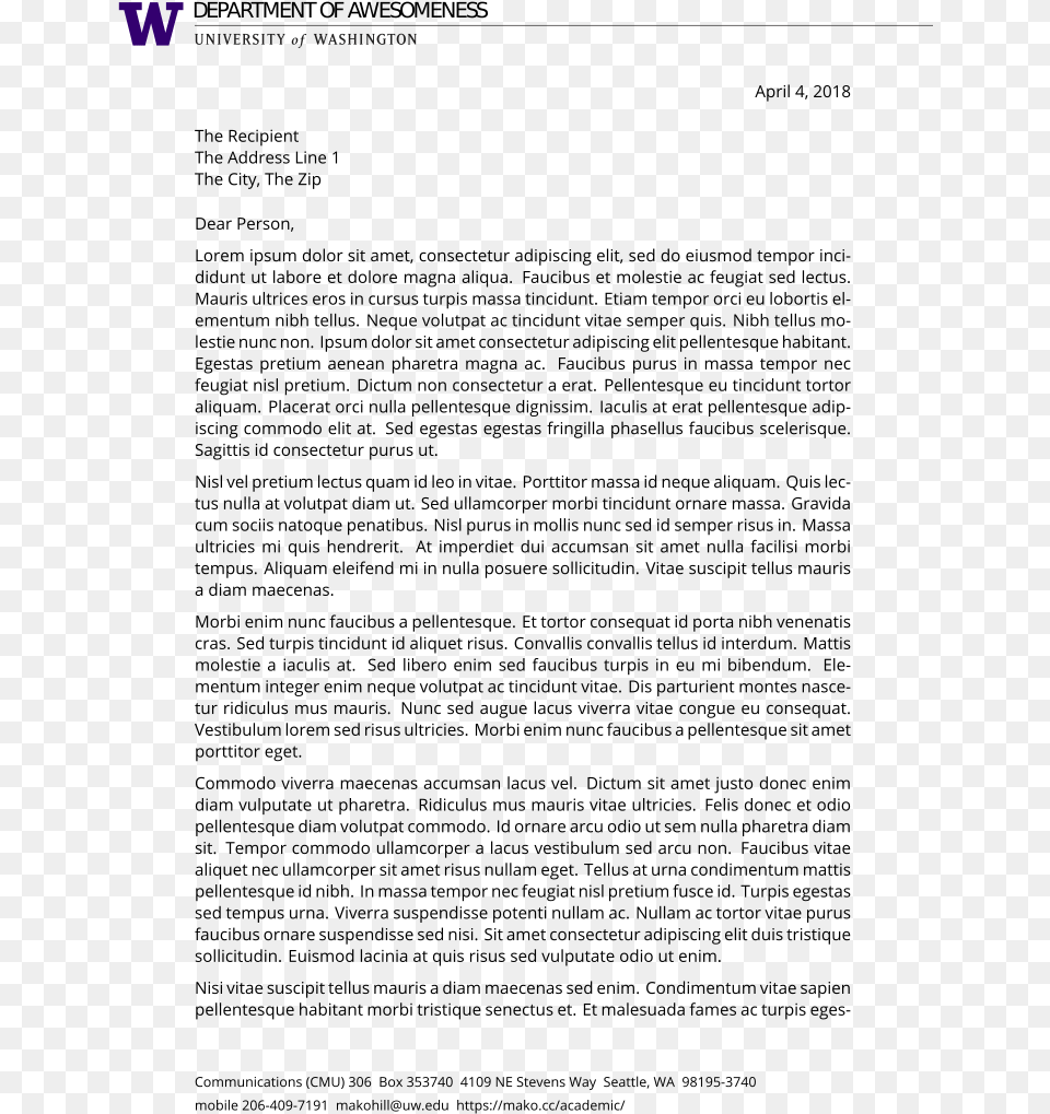 University Of Washington Rejection Letter 2018 Free Transparent Png