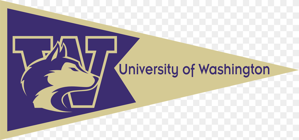 University Of Washington Seattle Pennant University Of Washington Football, Triangle Free Transparent Png