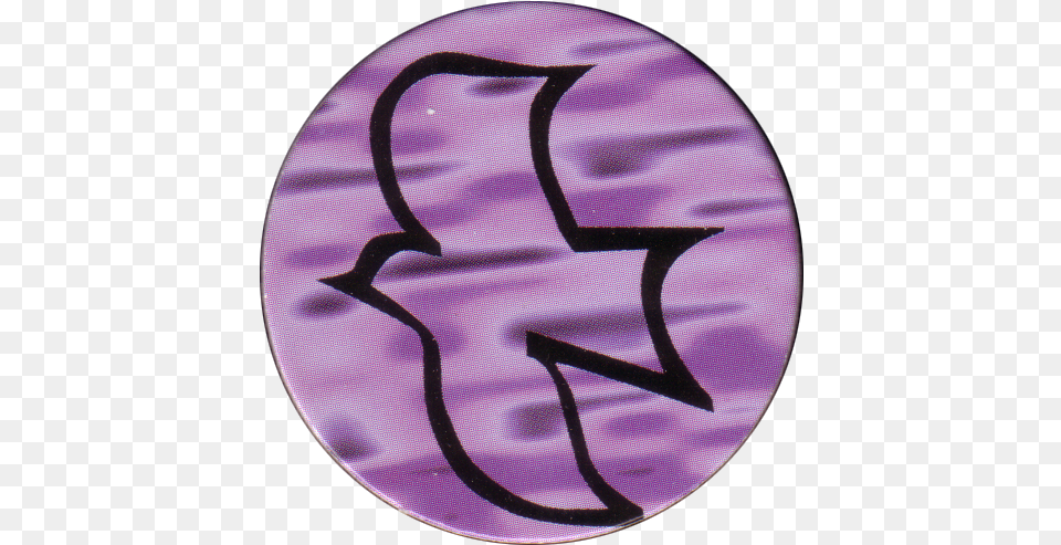 Unknown Gt Christian 25 Dove Circle, Symbol, Number, Text, Purple Png