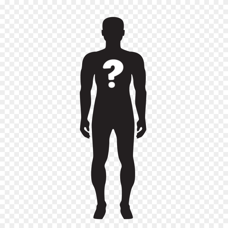 Unknown Human Picture, Silhouette, Adult, Clothing, Long Sleeve Png Image