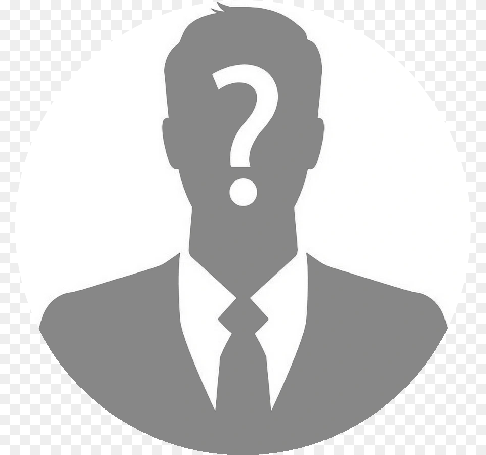 Unknown Person, Accessories, Stencil, Tie, Formal Wear Free Png Download