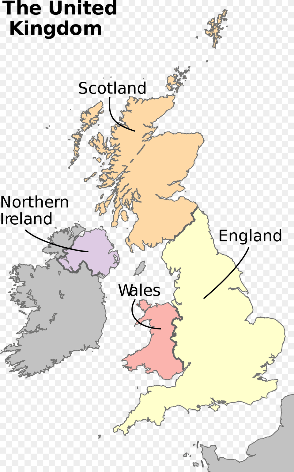 Unlabeled Map Of Uk, Chart, Plot, Nature, Land Free Png Download