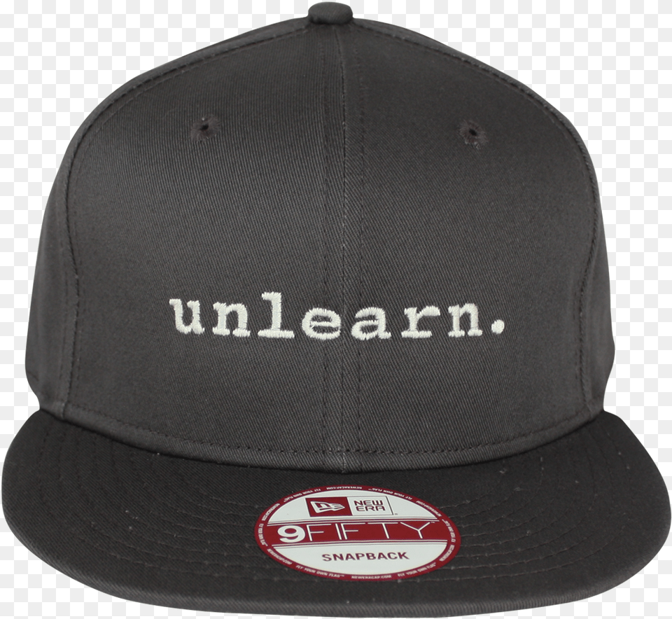 Unlearn Dark Grey New Era Snapback Hat V Baseball Cap, Baseball Cap, Clothing Free Png
