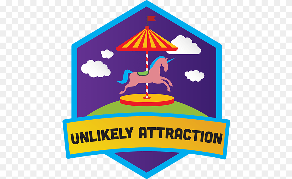 Unlikely Attraction Illustration, Circus, Leisure Activities, Animal, Horse Free Transparent Png