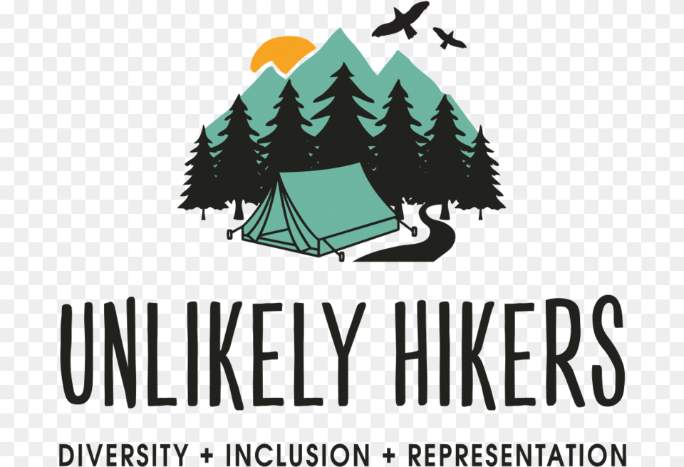 Unlikely Hikers Logo2 Full Colour The Nuwe, Camping, Outdoors, Tent, Nature Png Image