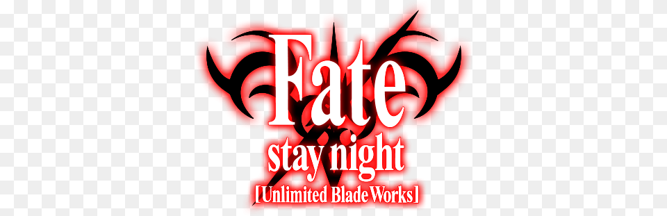 Unlimited Blade Works File Fate Stay Night Ubw Logo, Dynamite, Weapon, Advertisement, Text Free Transparent Png
