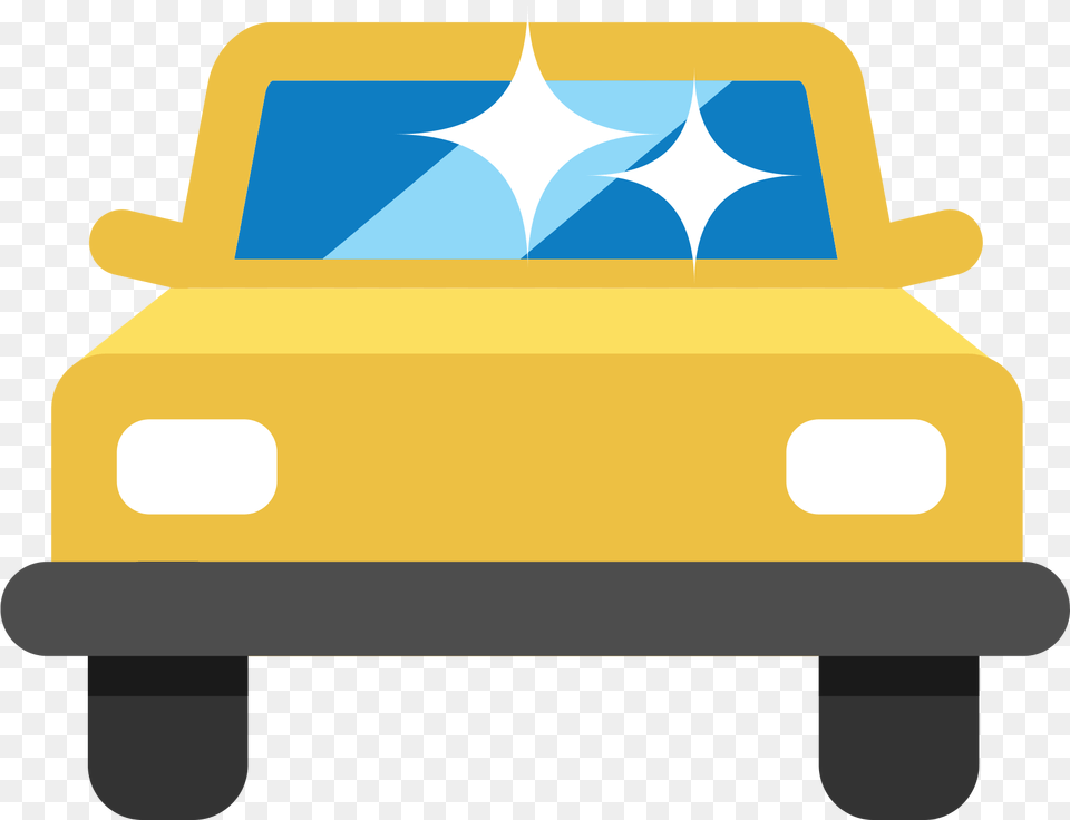 Unlimited Club Super Wash Car Washing Icon Clipart Full Car Yellow Shiny Clipart, Transportation, Vehicle, Bulldozer, Machine Free Transparent Png