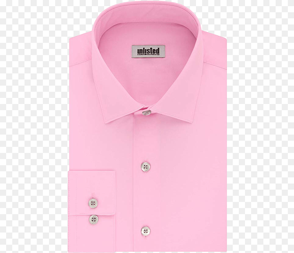 Unlisted Regular Fit Pink Shirt By Kenneth Cole Dress Shirt, Clothing, Dress Shirt, Mailbox Png