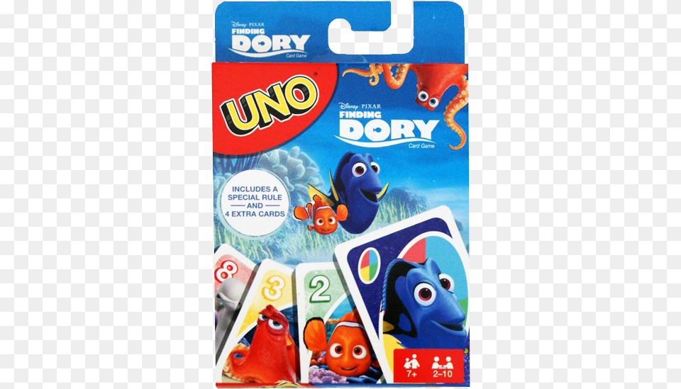 Uno Finding Dory Mattel Uno Finding Dory Game, Animal, Bird, Person Free Png