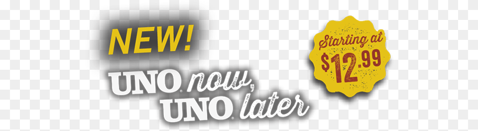 Uno Now Later Dot, Logo, Text Free Png