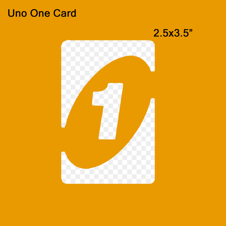 Uno One Card, Text Png Image