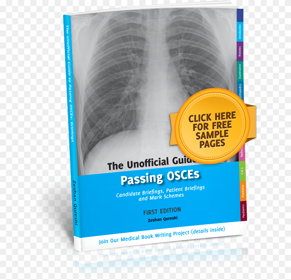 Unoffical Guide To Passing Osces Briefings Book Radiography, X-ray, Publication Free Png Download