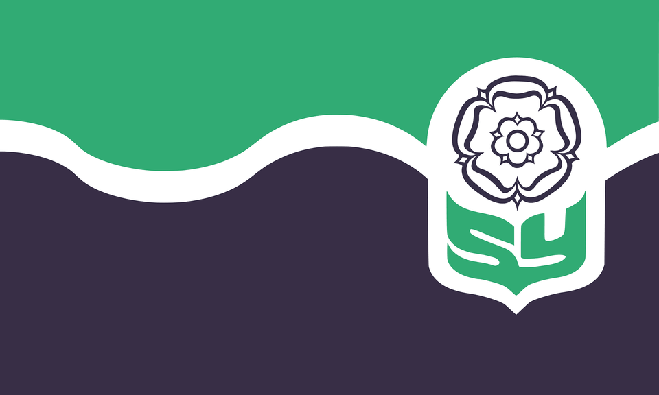 Unofficial County Flag Of South Yorkshire Clipart, Logo, Sticker Free Png Download