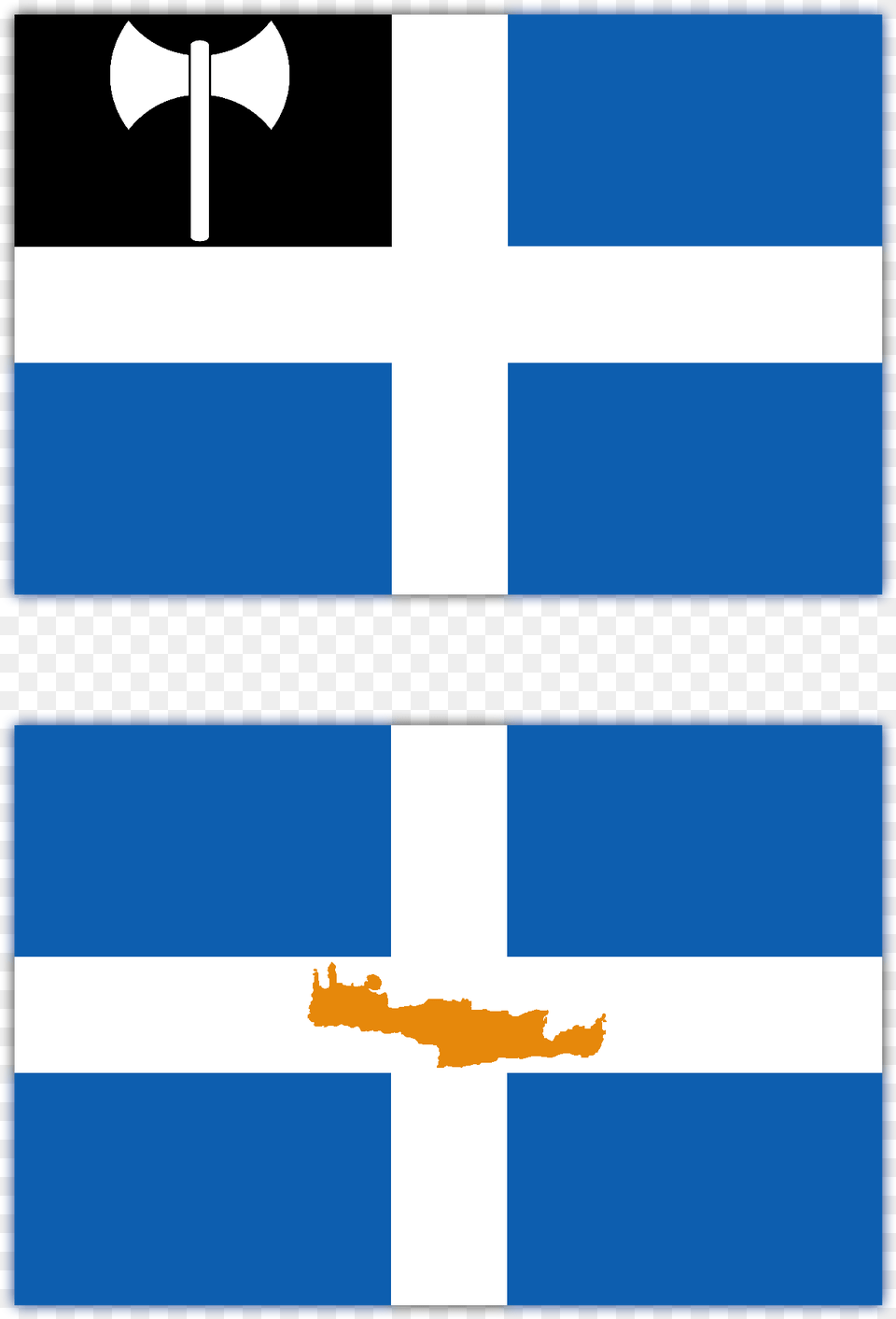 Unofficial Flags For The Island Cretegreece Flag Of Crete Png Image