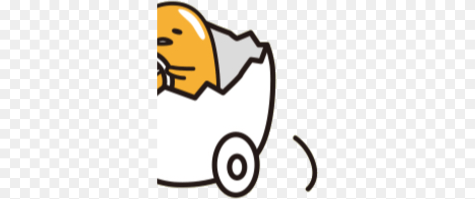 Unpermitted Egg Gudetama In Eggshell Car, Grass, Plant, Helmet, Lawn Png Image