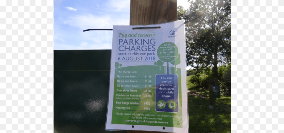 Unpopular Parking Charges On The County Council39s Countryside Surrey, Advertisement, Poster Free Transparent Png