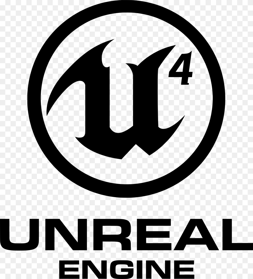 Unreal Engine 4 Logo Jonny Greenwood T Shirt, Gray Png