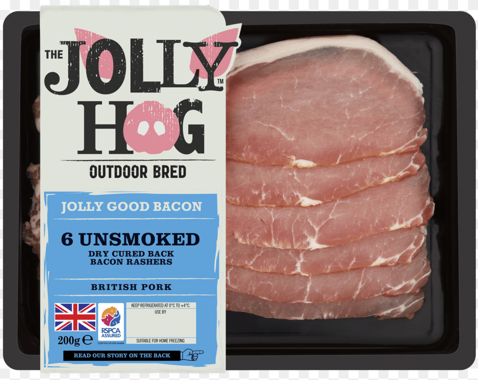 Unsmoked Bacon, Food, Meat, Pork, Ham Free Png Download