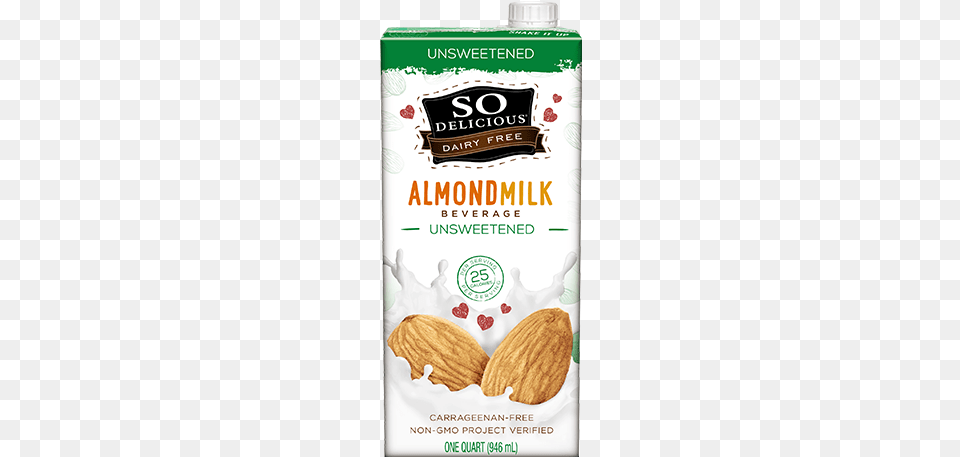 Unsweetened Almondmilk So Delicious Cashew Milk Ice Cream Bars, Almond, Food, Grain, Produce Free Png