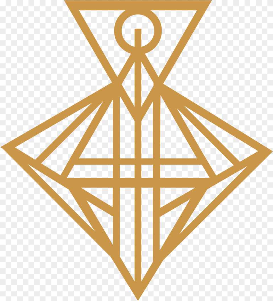 Untamed Empire Logo Triangle, Accessories, Symbol, Cross Png Image