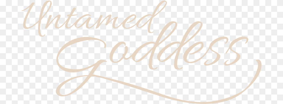 Untamed Goddess Logo Steamy Exotic Tales A Vacation Romance Collection, Calligraphy, Handwriting, Text Free Png Download