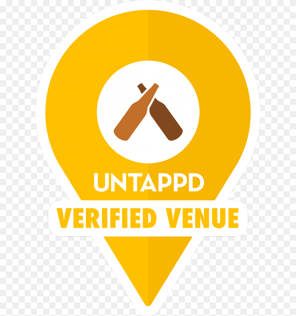 Untappd Verified Venue Graphic Design, Logo, Advertisement Png