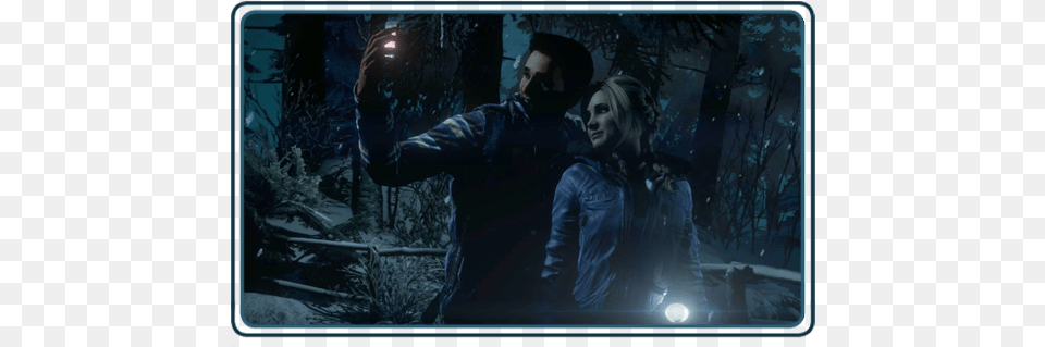 Untildawn Screen 3 Pc Game, Lighting, Jacket, Nature, Night Free Png Download