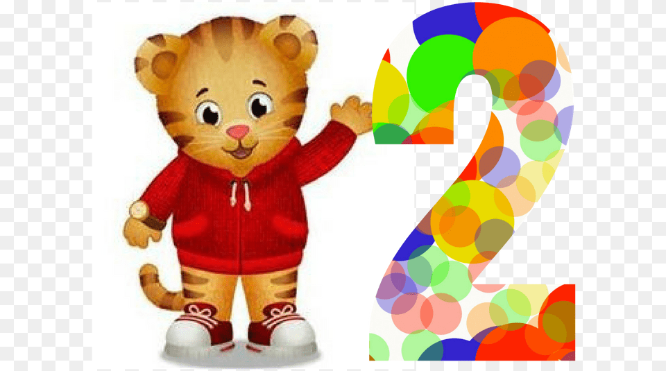 Untitled Design Daniel Tiger And Katerina, Number, Symbol, Text, Teddy Bear Free Png Download