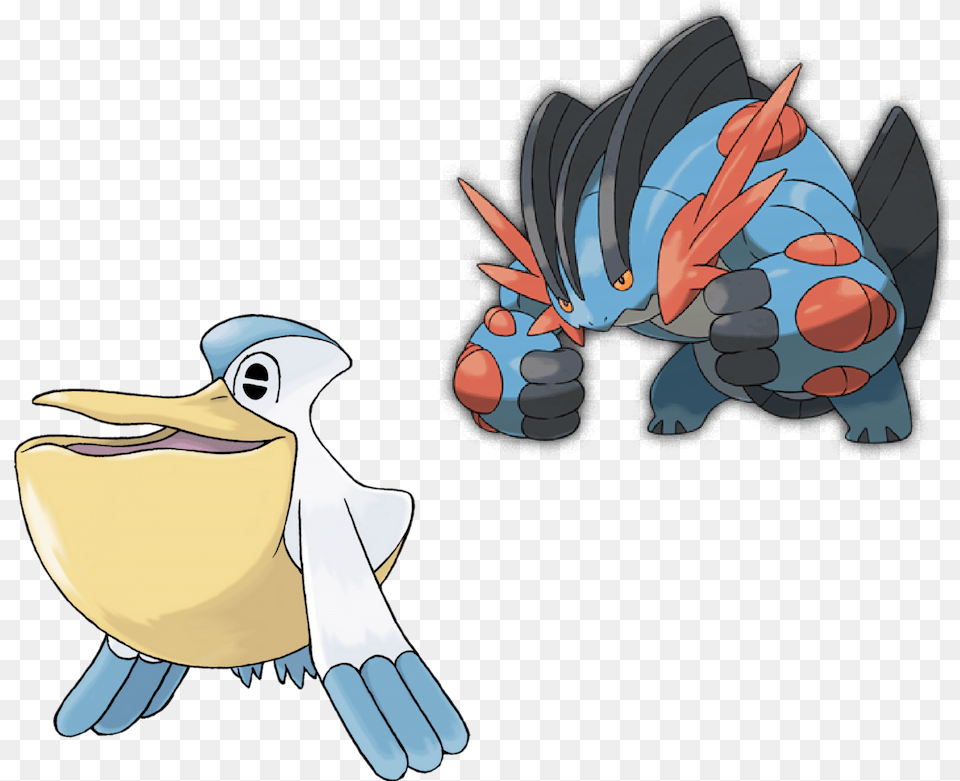 Untitled Design Pokemon Mudkip Mega Evolution, Animal, Bird, Jay, Penguin Free Transparent Png