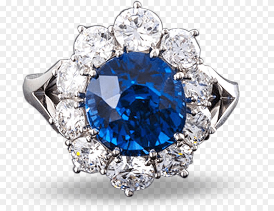 Untreated Burma Sapphire Ring Diamond, Accessories, Gemstone, Jewelry Png