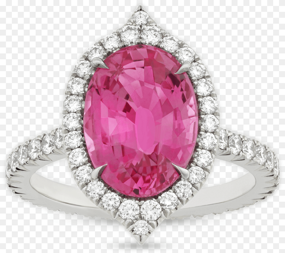 Untreated Pink Sapphire Ring Pink Sapphire, Accessories, Gemstone, Jewelry, Diamond Free Transparent Png