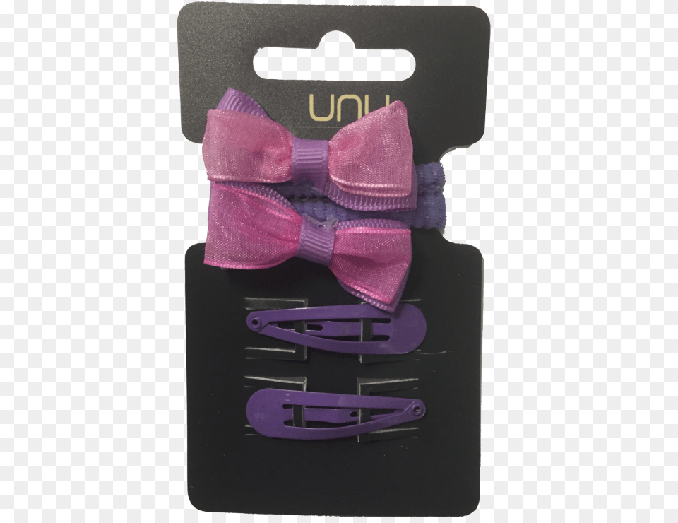 Unu Snap Clips Amp Purple Bow Hair Elastics Unu Unu Snap Clips Amp Purple Bow Hair Elastics, Accessories, Formal Wear, Tie, Hair Slide Free Transparent Png