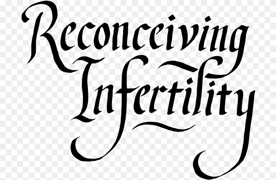 Unused Calligraphy For The Cover Of Reconceiving Fertility Calligraphy, Gray Free Transparent Png